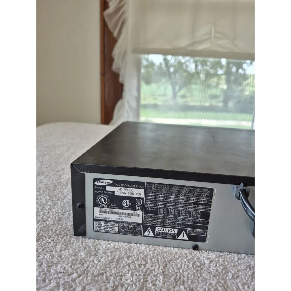 Samsung DVD-VR330 DVD Recorder VCR VHS Combo Parts Repair No Power